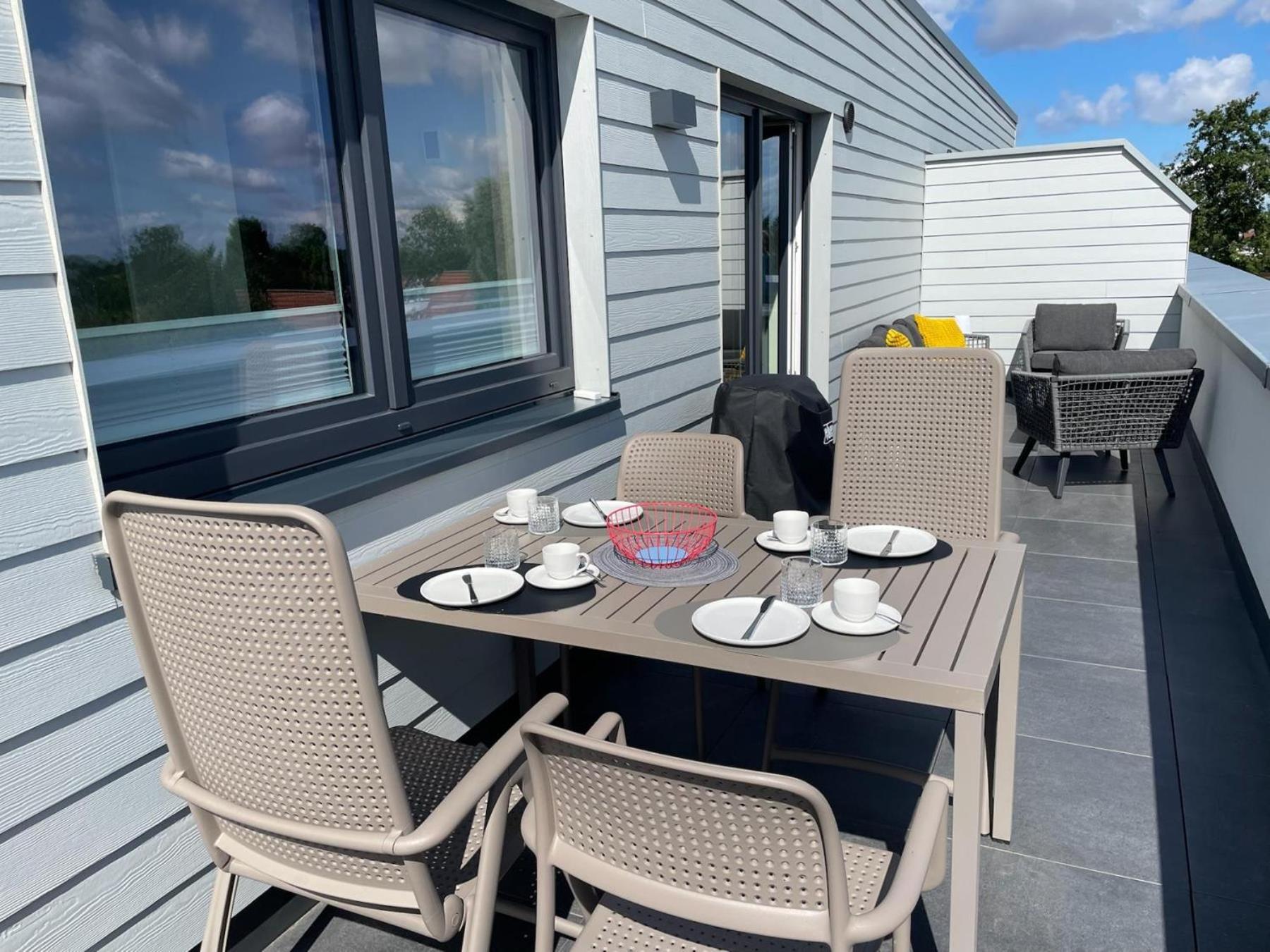 Dorumer Sielhuus 19 Mit Dachterrasse Und Sauna Kültér fotó